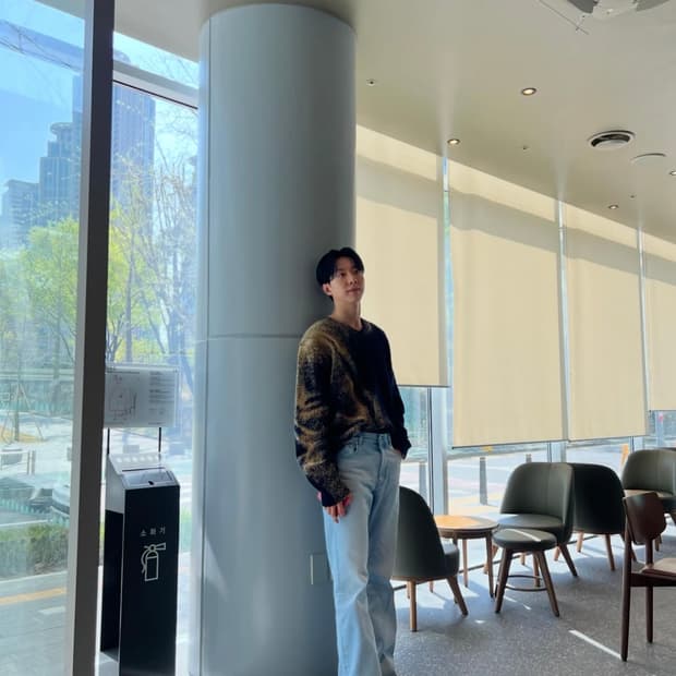 메종 마르지엘라 23 F/w 샌드스톰 니트 스웨터
