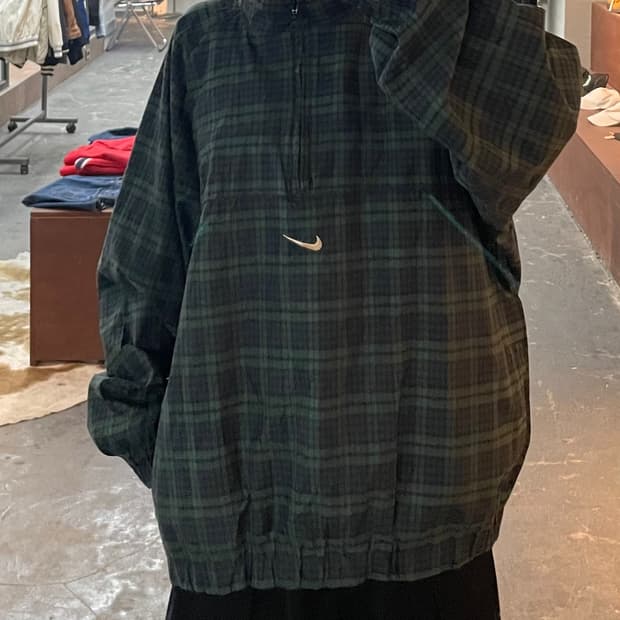 나이키 체크 아노락 웜업 H2278