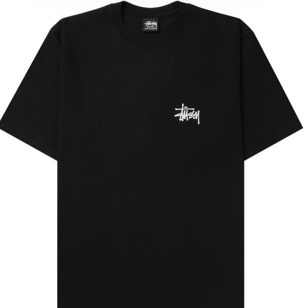 스투시반팔 블랙