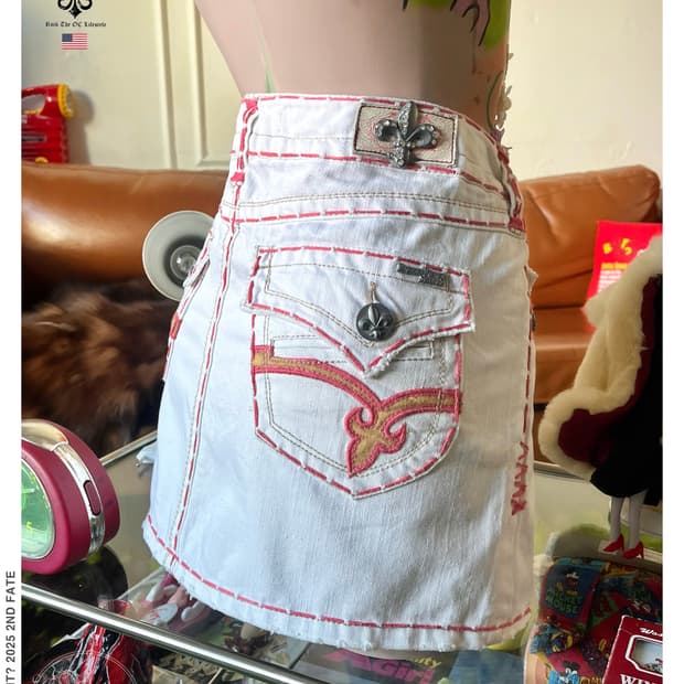 LAGUNA BEACH Jeans White Mini Skirt