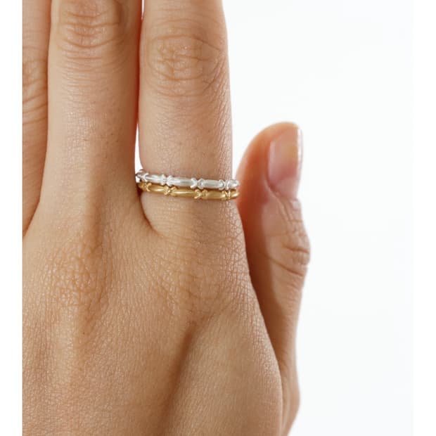 세로파 ladder ring silver 새상품