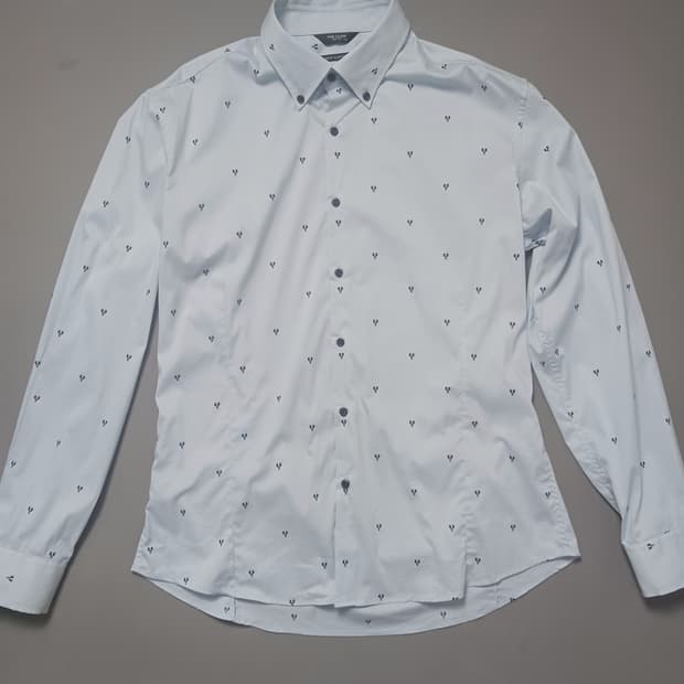 [110] 더클래스 뉴슬림핏 버튼다운 패턴 셔츠