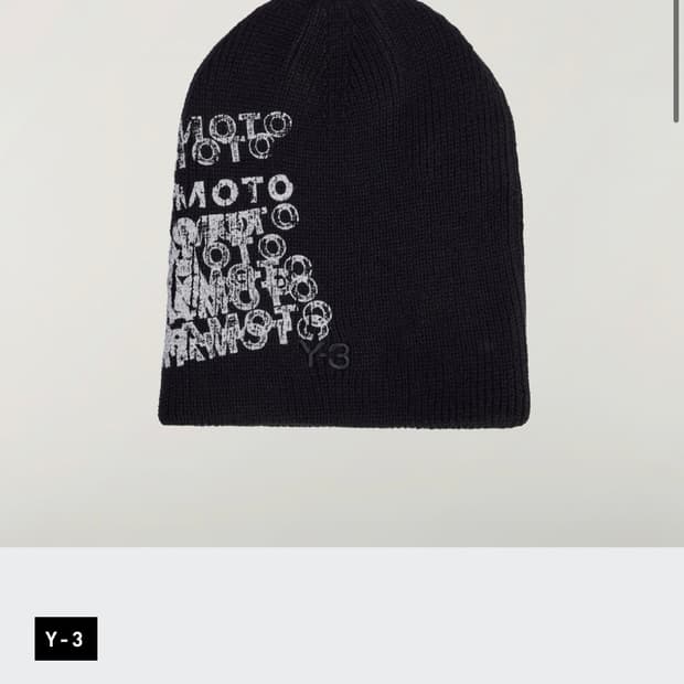 Y-3 그래픽 비니 (극미중고)