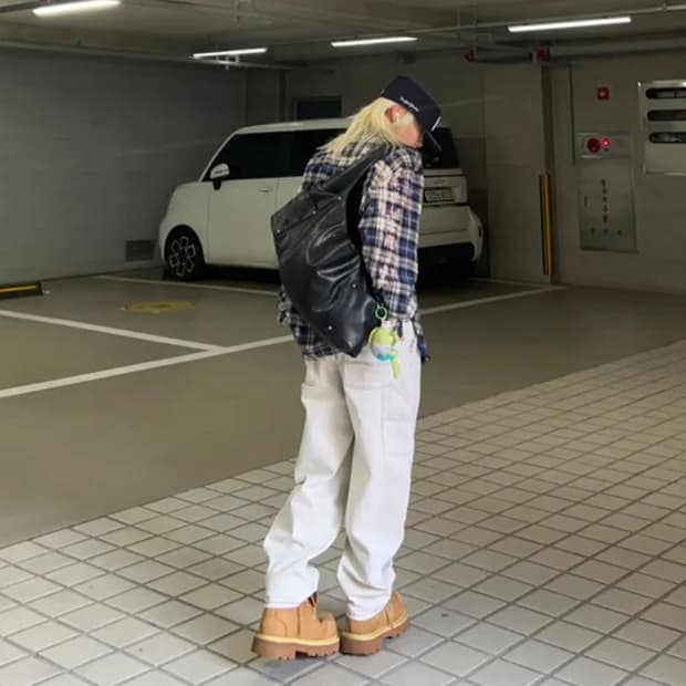 위캔더스 DRAGGY WORK PANTS (IVORY)