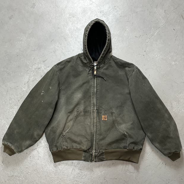 00's OG 칼하트 J25 액티브 자켓 칼하트 J130 모스그린