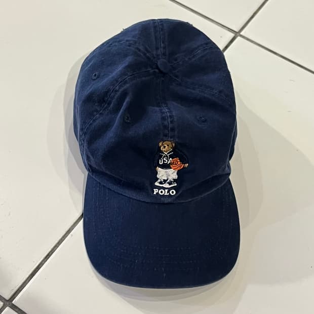 폴로베어 네이비 볼캡