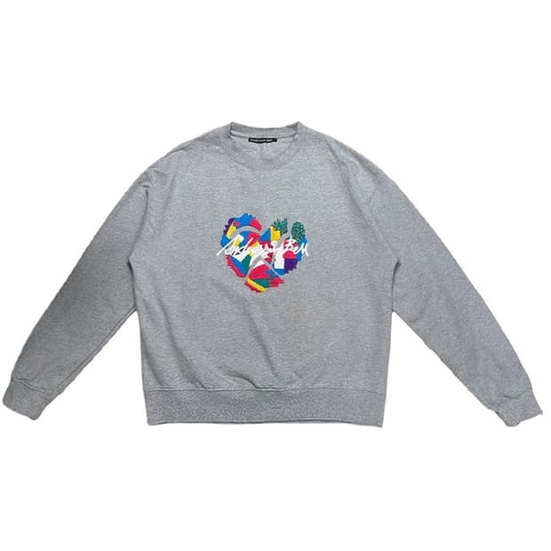 앤더슨벨 브로큰 하트 엠브로더리 스웻셔츠 L