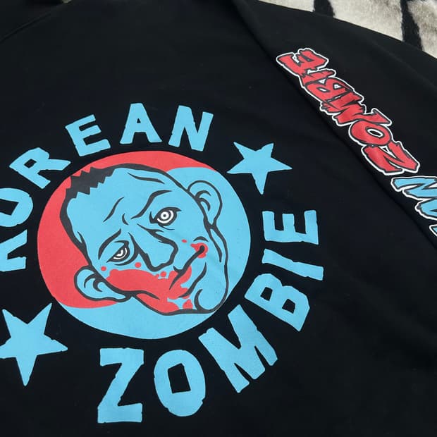[L]A60ve 코리아좀비 헤비웨이트 후드/블랙
