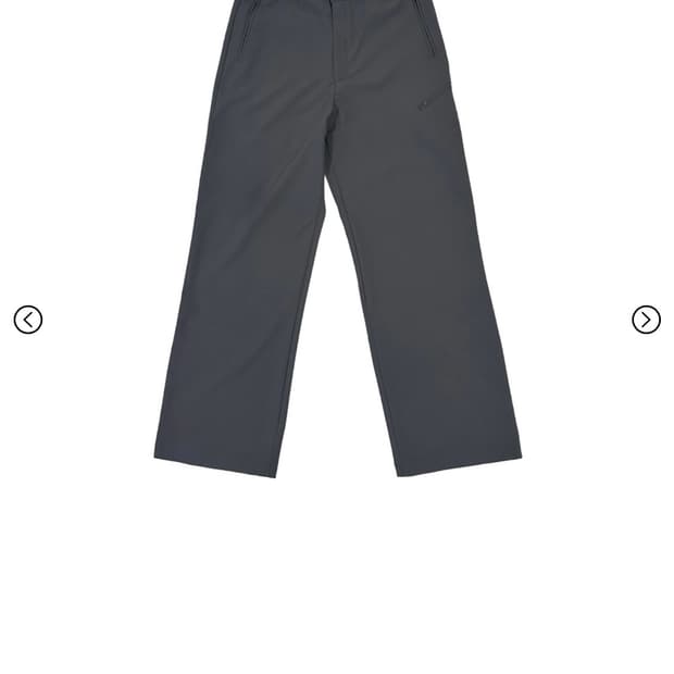 지초이 AW25 ZIP TROUSERS CHARCOAL