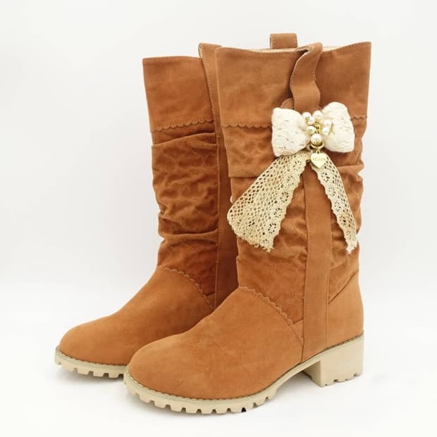 리즈리사 라떼갸루 히메카지 리본 부츠