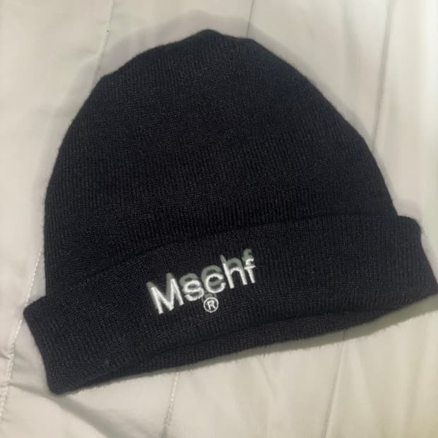 미스치프 베이직 로고 비니