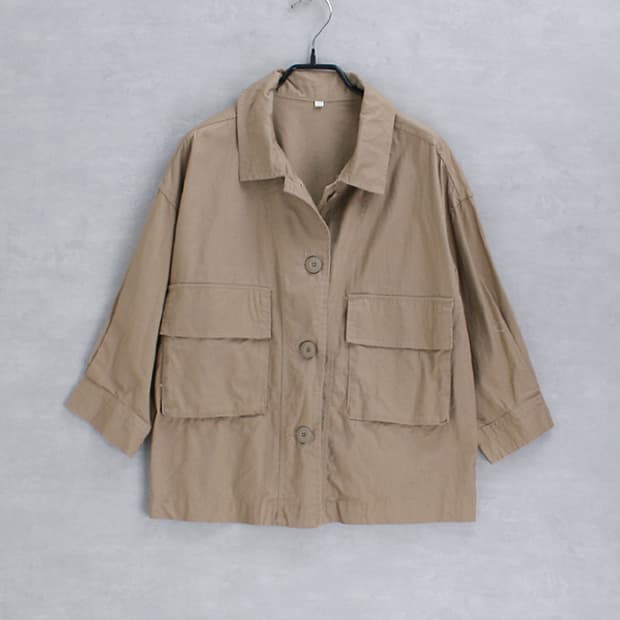 C2 February _ back gather cotton jacket
