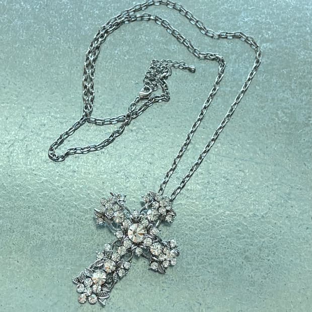 엔젤틱 큐빅 실버 십자가