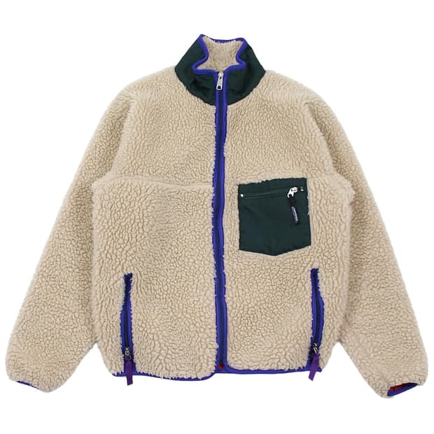 1990 USA 파타고니아 레트로 딥파일 플리스 자켓
