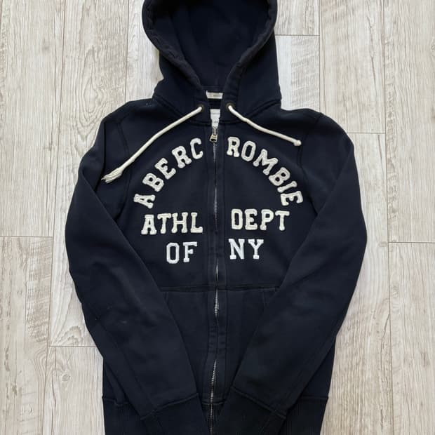 아베크롬비 후드집업 네이비 s