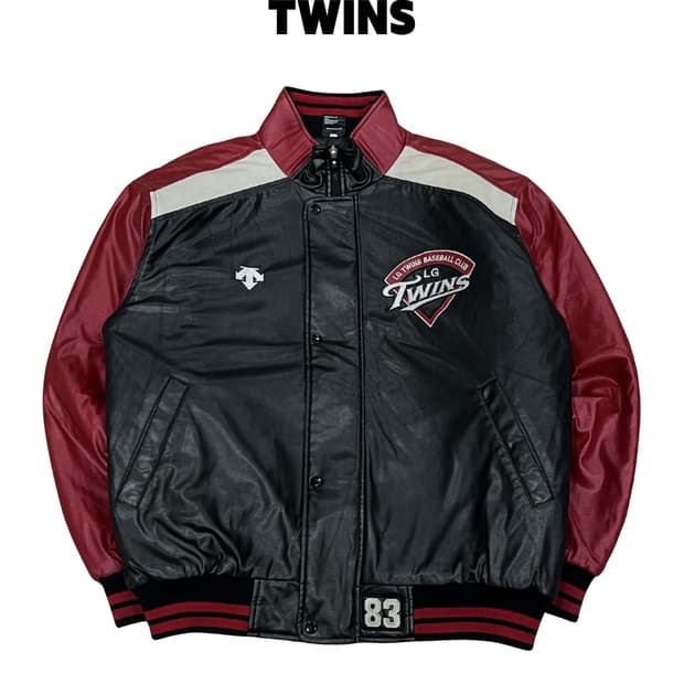 LG트윈스 데상트 구형 베이스볼 점퍼
