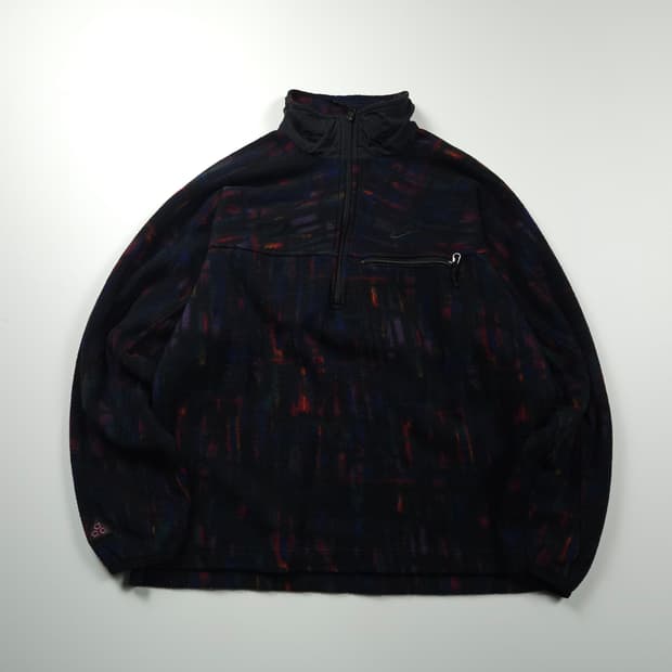 90s 나이키 acg 올드스쿨 패턴 플리스 자켓 (L)