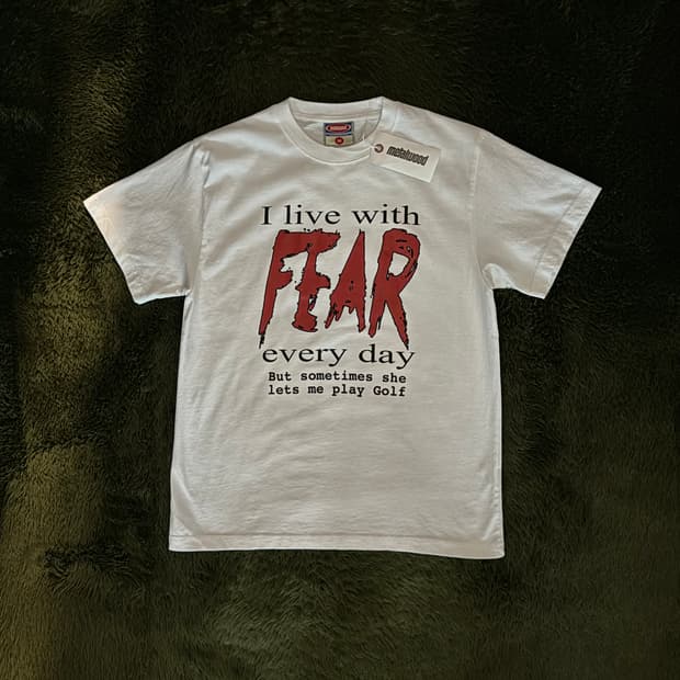 [M] METALWOOD STUDIO 메탈우드 FEAR 골프 티셔츠