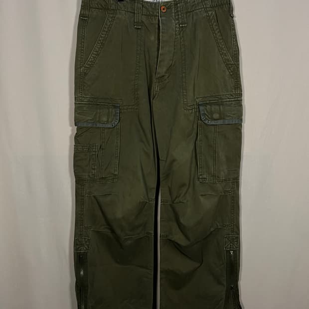 후아유 캘리포니아 90s 빅카고 유틸리티 팬츠 처분 