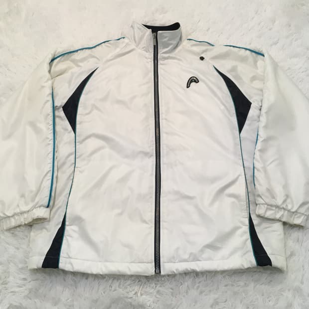 빈티지 화이트 헤드 경량 패딩 점퍼 y2k 스트릿 갸루 펑키 일본빈티지6