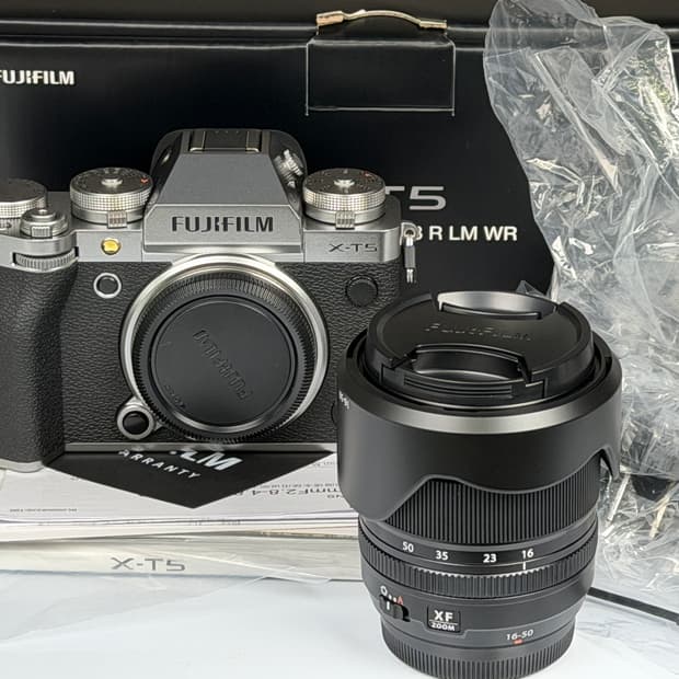 후지필름 X-T5 실버, XF 16-50mm 렌즈 키트 신품급 46컷