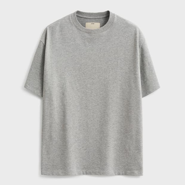 2(M) 포터리 수피마 코튼 반팔 티셔츠 멜란지 그레이 / 포터리 반팔