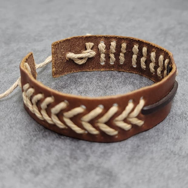 vintage leather bracelet