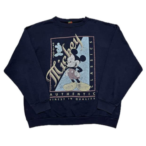 90s usa 미키마우스 빈티지 스웻 XL