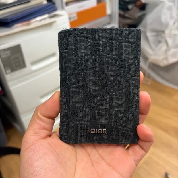 디올 오블리크 카드지갑