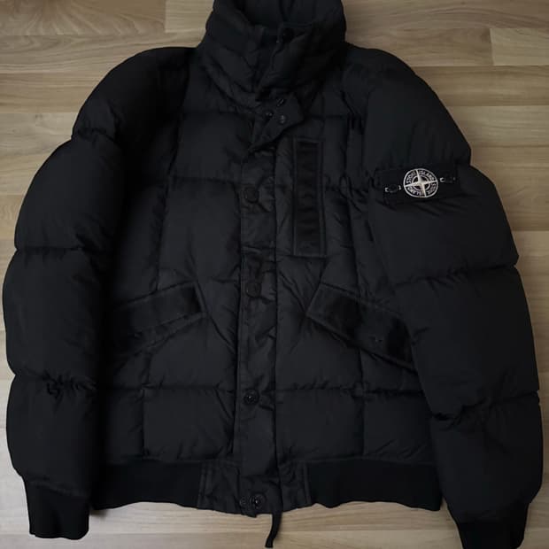 스톤아일랜드 크링클랩스 패딩 s(95~100)