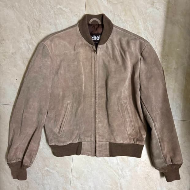 USA 빈티지 스웨이드 카우하이드 레더 자켓