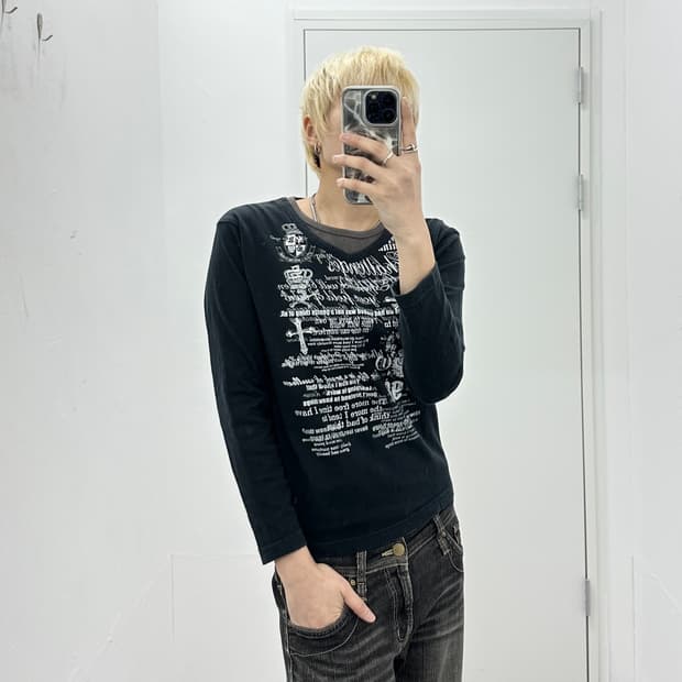 Sirmione Gothic Lettering Skull Sleeve