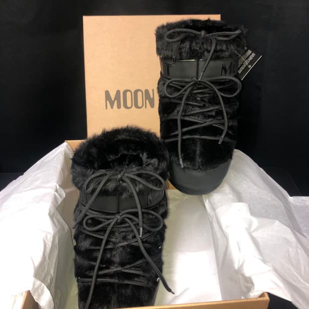 문부츠 아이콘 로우 폭스퍼 블랙 36/38 포우퍼