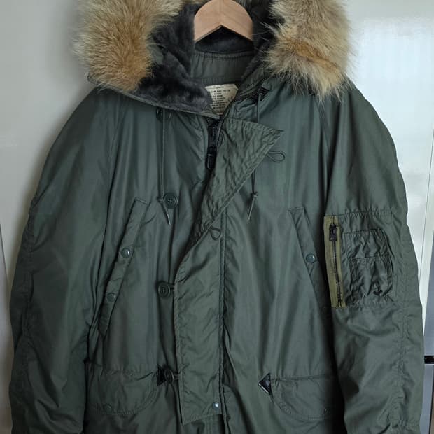 데드스탁급 N-3B 1970 코요테 퍼 100% 울파일 M