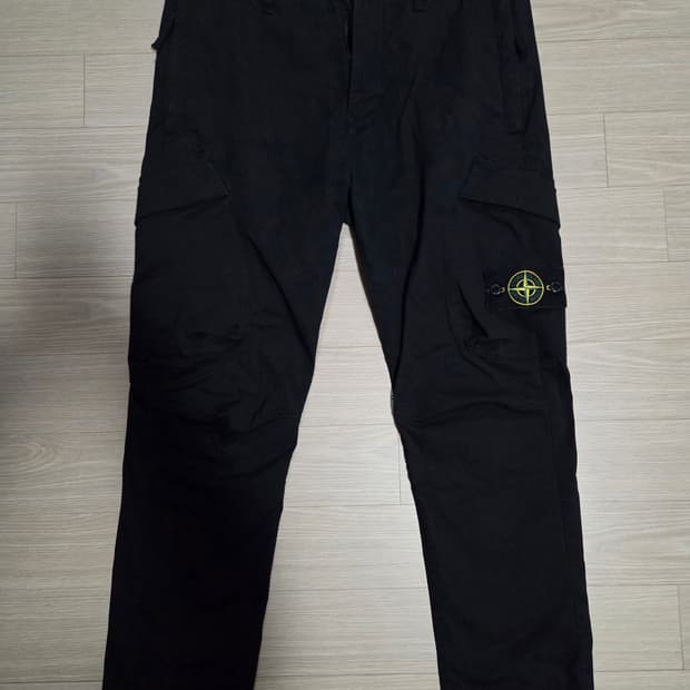 [30] 스톤아일랜드 TYPE RE-T 카고 팬츠 블랙