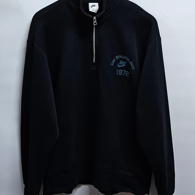 나이키 하프집업 기모맨투맨 L