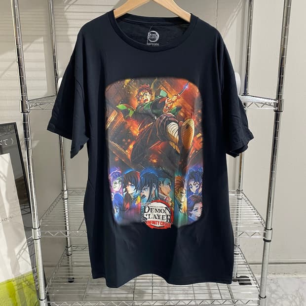 귀멸의칼날 무한성 오피셜 애니메이션 티셔츠