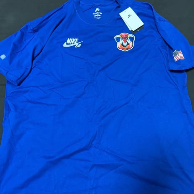 정품새제품 나이키 SB USA 파리올림픽 미국대표팀 반팔 L(105)
