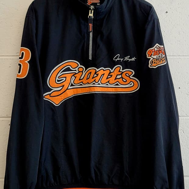 롯데자이언츠 봄.가을 올드 제리로이스터 아노락자켓(바람막이 점퍼) 판매