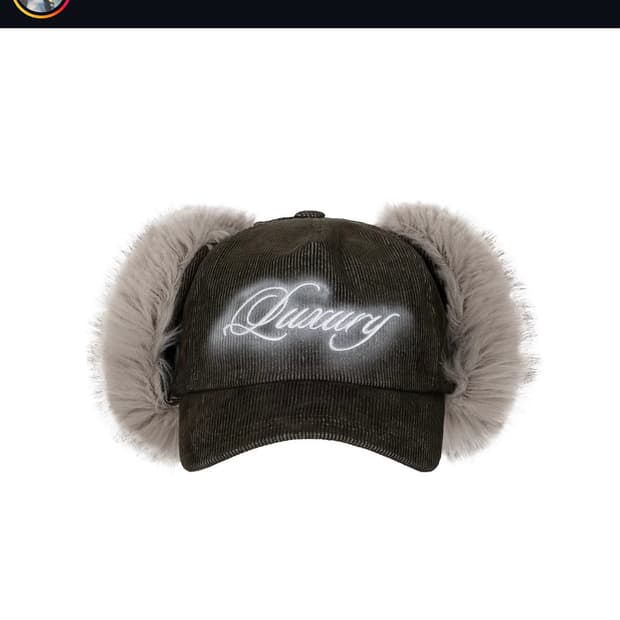 2000아카아브스 LUXURY FAUX FUR EARFLAP CAP (K