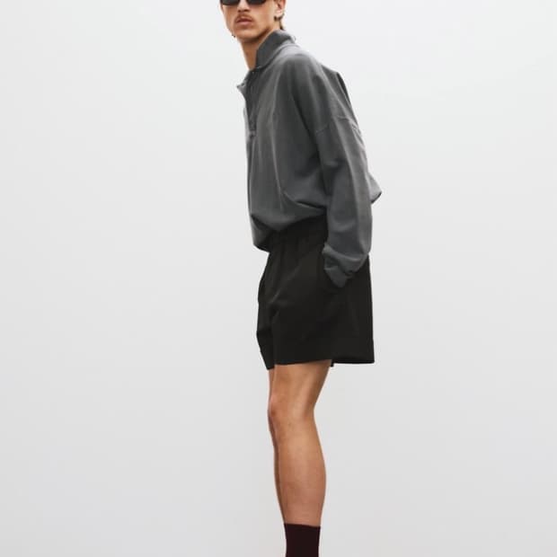 렉토(RECTO) 25SS 롤업 밴딩 쇼츠  / 블랙 M 사이즈