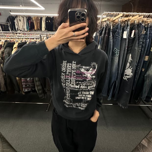 160)WERTHER Japanese Vintage Y2K 펑크 여성 기