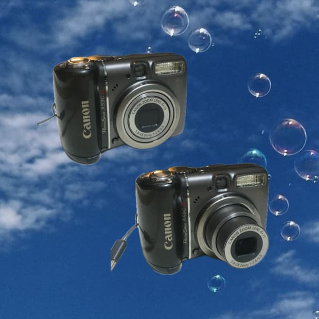캐논 PowerShot A590 IS / 묵직한 클래식 감성의 필름톤 디