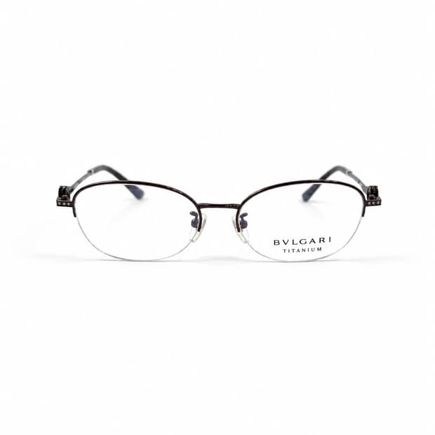 BVLGARI 불가리 티타늄 반무테 안경