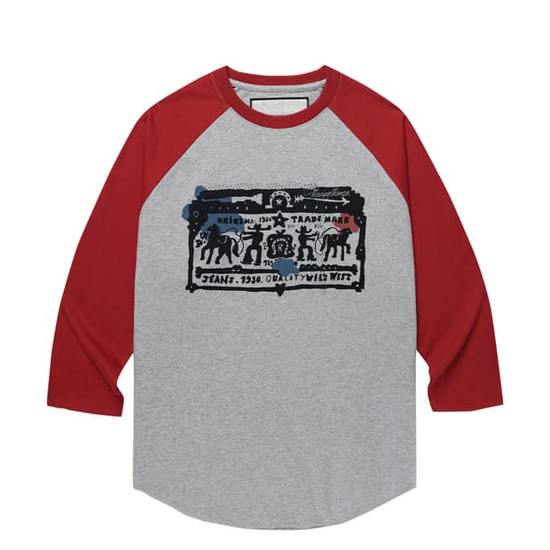 더바이닐하우스 COWBOY PICTOGRAM RAGLAN LS TEE