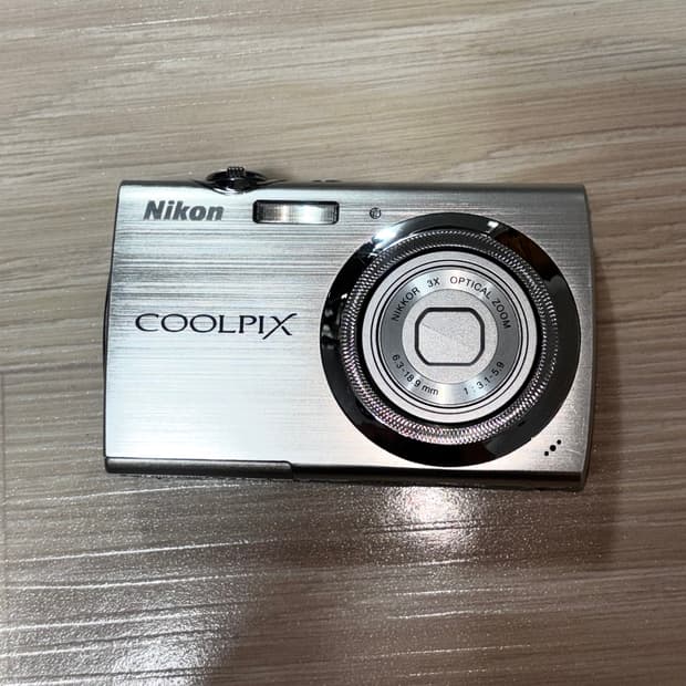 풀구성) Nikon 니콘 쿨픽스 s230 빈티지 디카 실버 디카