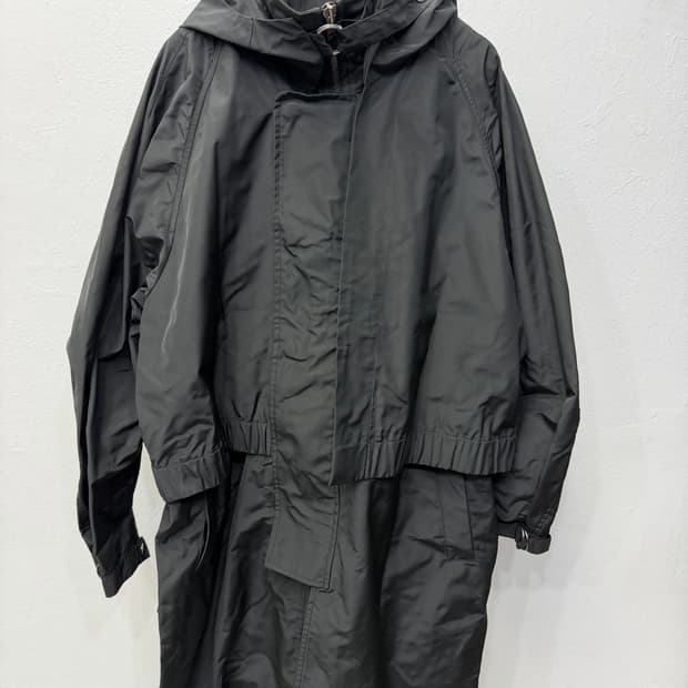 정품) 시스템옴므 한섬 22ss 새제품급 오버핏 롱 바람막이 자켓 95