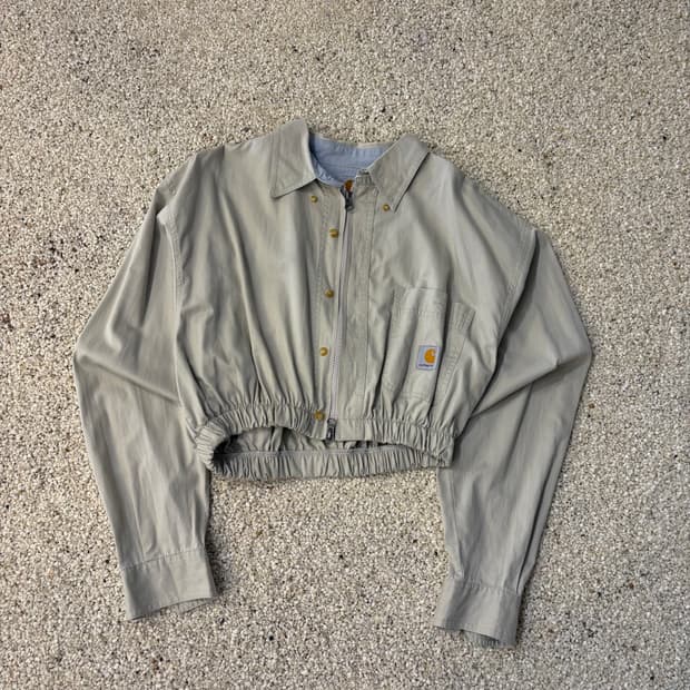 칼하트 커스텀 크롭 셔츠 ⭐️856