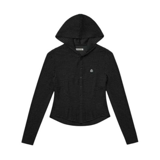 코이세이오 라운드 후디 셔츠 차콜