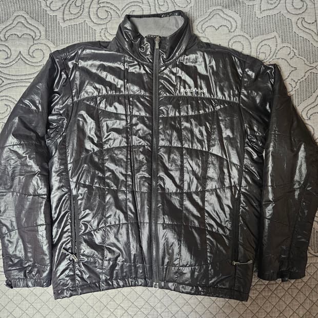 [XL] 몽벨 경량 패딩 점퍼 블랙